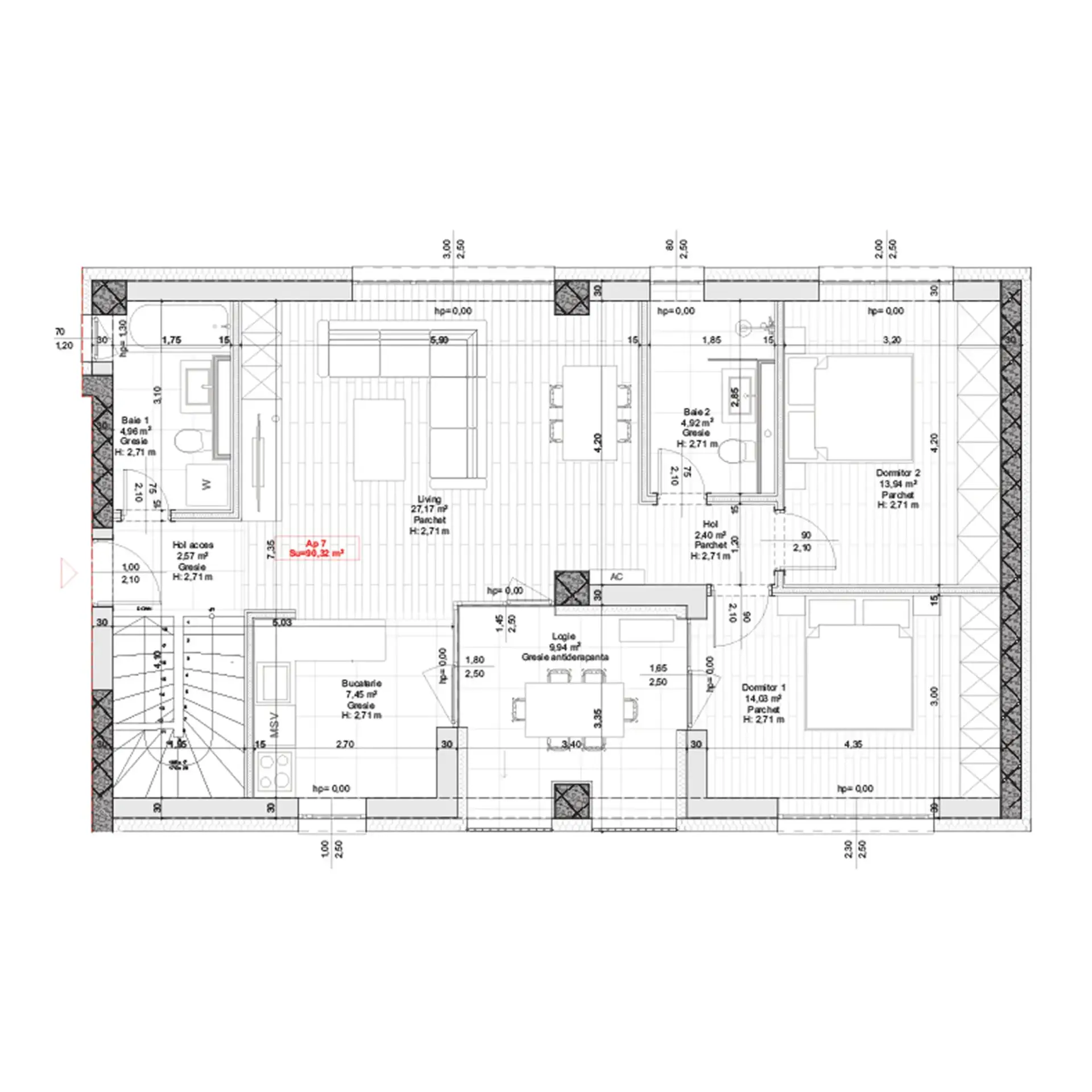 TIP E_Plan etaj 3_Ap.7, nivel 1 (1) 1